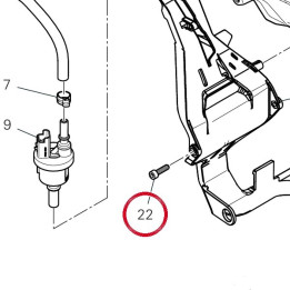 Vis tcei M5X18 77150428B — réf. 77150428B | Ducati Store