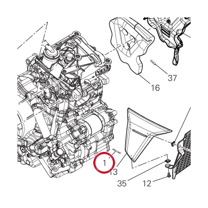 Embleme drapeau italien — réf. 4381I531B | Ducati Store
