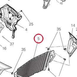 Griglia protezione — réf. 4601R193A | Ducati Store