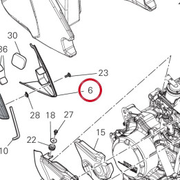 Appendice droite cote — réf. 4801D551B | Ducati Store
