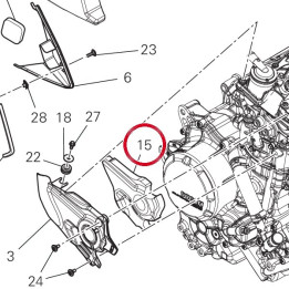 Panneau insonorisant droit — réf. 48613102A | Ducati Store