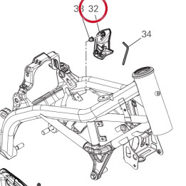 Cache gauche 4601R142A — réf. 4601R142A | Ducati Store
