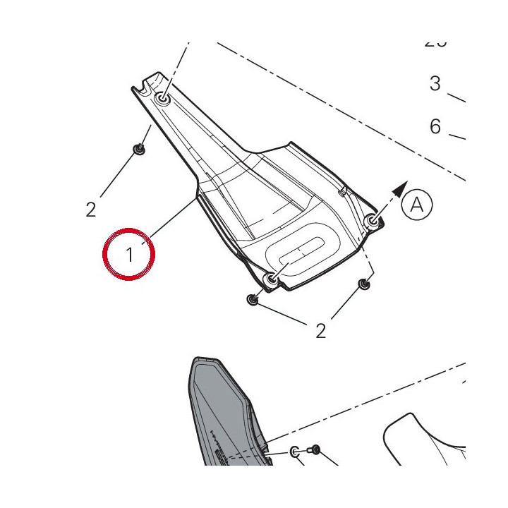 Cache Dessous-De-Corps — réf. 48217191A | Ducati Store