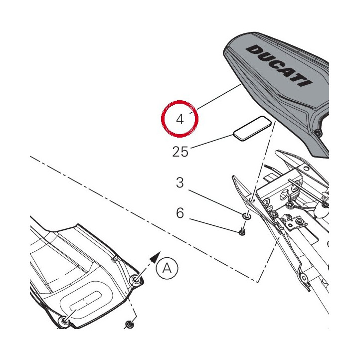 Queue 482P7141AF — réf. 482P7141AF | Ducati Store