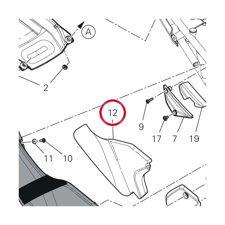 Panneau insonorisant — réf. 48613162A | Ducati Store