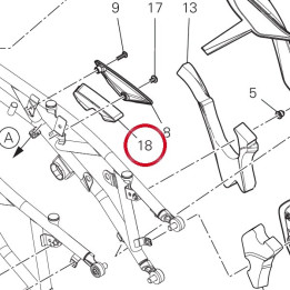 Panneau insonorisant — réf. 48613121A | Ducati Store