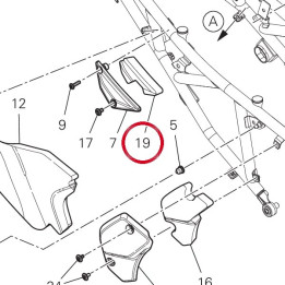 Panneau insonorisant — réf. 48613131A | Ducati Store