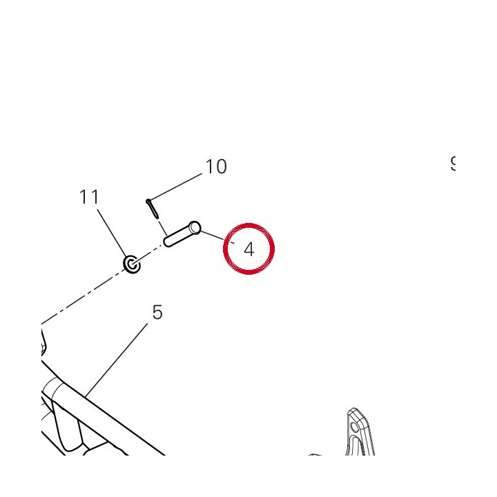 Pivot Repose-Pieds — réf. 8211A602AA | Ducati Store