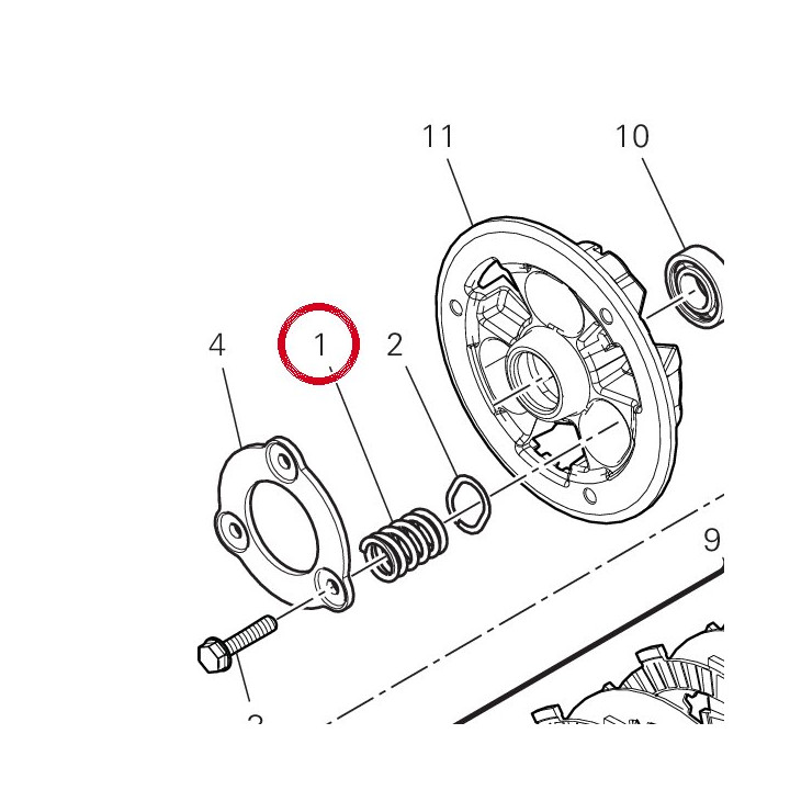 Ressort 79710902A — réf. 79710902A | Ducati Store
