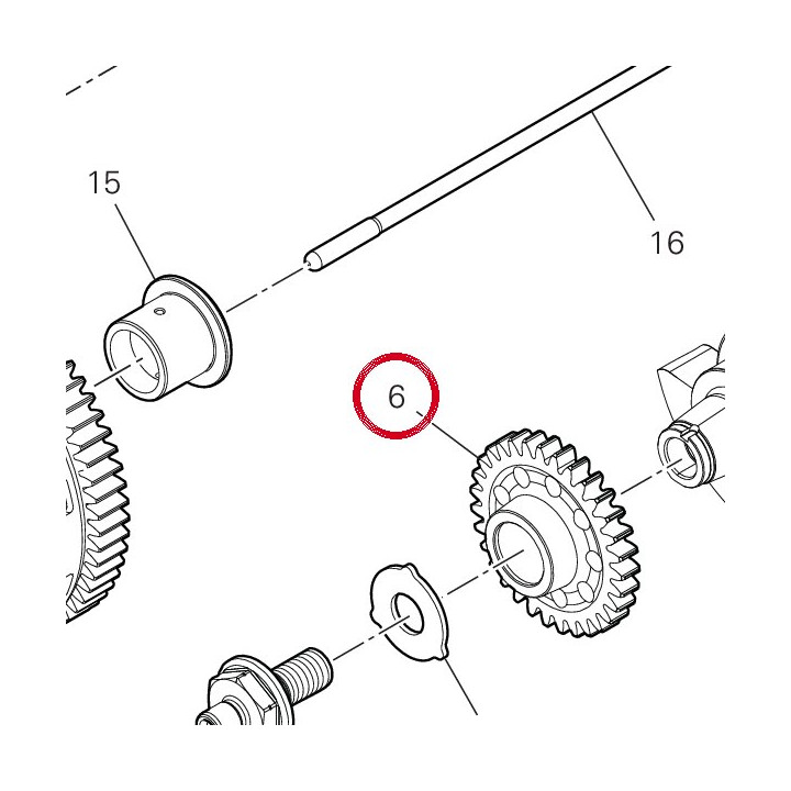 Pignon transmission — réf. 17011771C | Ducati Store