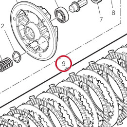 Jeu disques embrayage — réf. 19020621A | Ducati Store