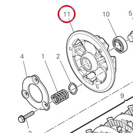 Pousse-Disque embrayage — réf. 19611151A | Ducati Store