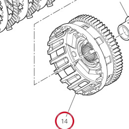 Cloche embrayage complète — réf. 19820671C | Ducati Store