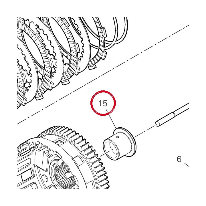 Entretoise 7131E451A — réf. 7131E451A | Ducati Store