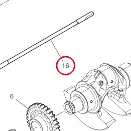Tige de commande embrayage — réf. 11712041A | Ducati Store