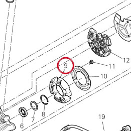 Panneau insonorisant pignon — réf. 48613021A | Ducati Store