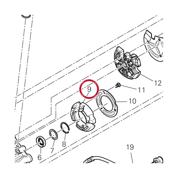 Panneau insonorisant pignon — réf. 48613021A | Ducati Store