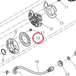 Tole insonorisant pignon — réf. 8271H891A | Ducati Store