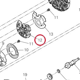 Panneau insonorisant pompe — réf. 48613031A | Ducati Store