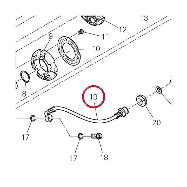 Tuyau pressione huile — réf. 81417841A | Ducati Store