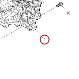 Couvercle alternateur — réf. 24211341B7 | Ducati Store