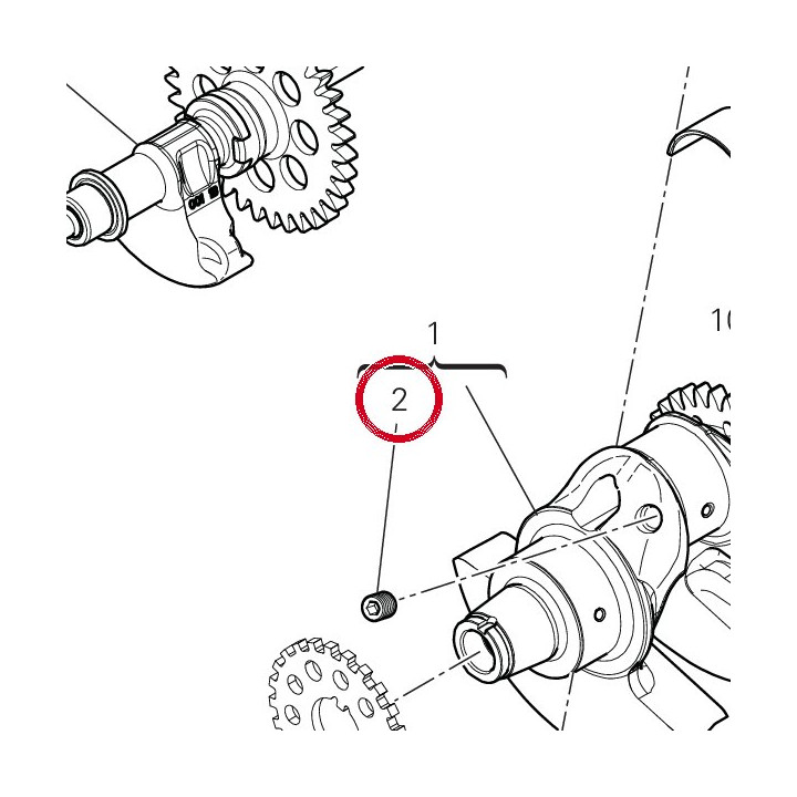 Vis sans tête filetée — réf. 77850378Z | Ducati Store