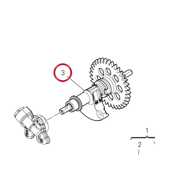 Arbre D'Équilibrage arrière — réf. 154P0023B | Ducati Store