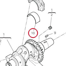 Demi-Roulement (jaune) — réf. 11211001BC | Ducati Store