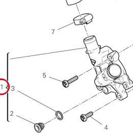 Couvercle pompe eau — réf. 24727581A | Ducati Store