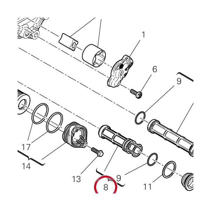 Filtre à huile à filet — réf. 89420251A | Ducati Store