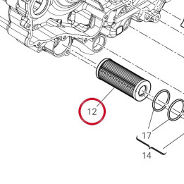 Filtre à huile 44440421B — réf. 44440421B | Ducati Store