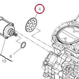Roue phonique 50410411B — réf. 50410411B | Ducati Store