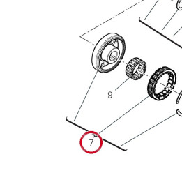 Bride roue libre cote — réf. 160R7291E | Ducati Store