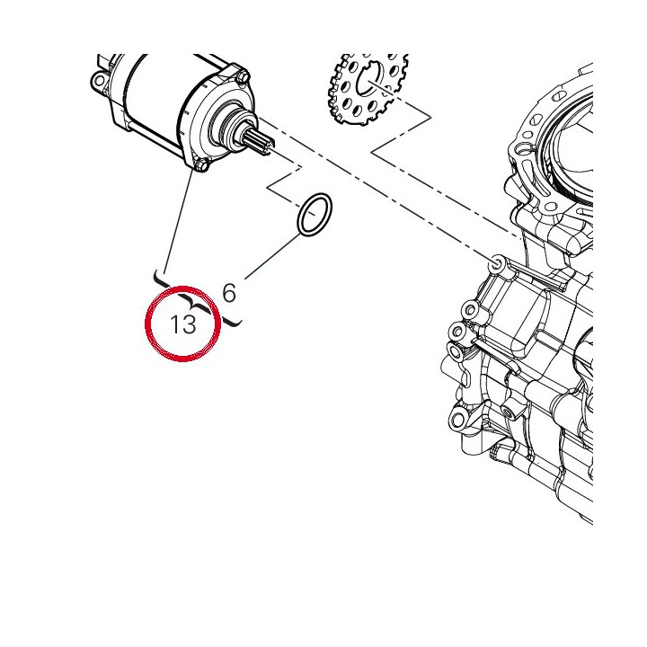 Démarreur électrique — réf. 27040191C | Ducati Store