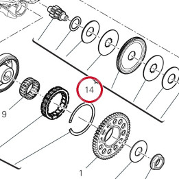 Embrayage démarrage — réf. 176R0142C | Ducati Store