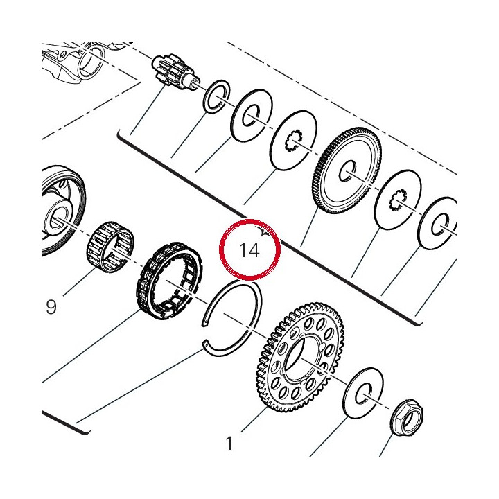 Embrayage démarrage — réf. 176R0142C | Ducati Store
