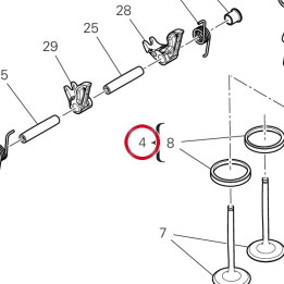 Culasse complète cote — réf. 30125873DD | Ducati Store