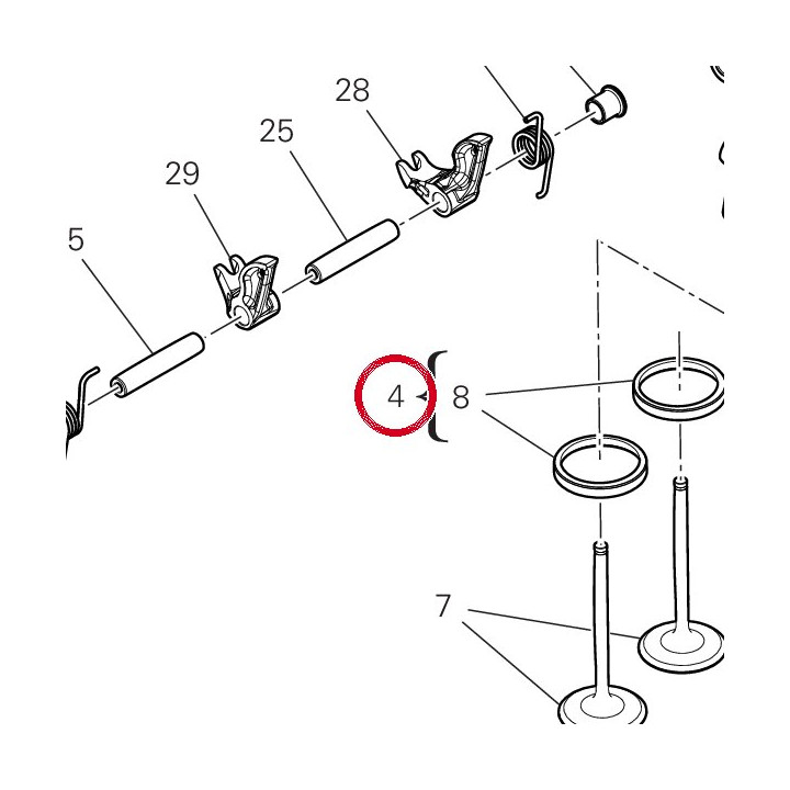 Culasse complète cote — réf. 30125873DD | Ducati Store