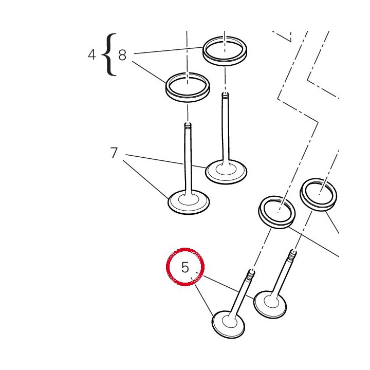 Soupape dechappement — réf. 21110801C | Ducati Store