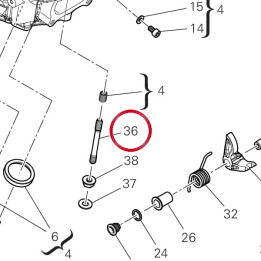 Goujon 76611351A — réf. 76611351A | Ducati Store