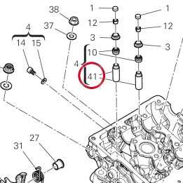 Guide-Soupape D'Aspiration — réf. 30310691AA | Ducati Store