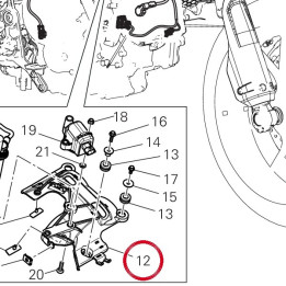 Protection câblage 4601M861A — réf. 4601M861A | Ducati Store