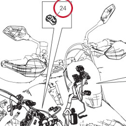 Support connecteur 76417801A — réf. 76417801A | Ducati Store