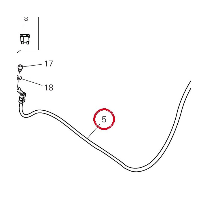 Cordon moteur démarrage — réf. 51411221C | Ducati Store