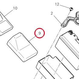 Equerre centrale blackbox — réf. 86613661A | Ducati Store