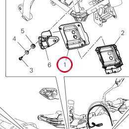 Ecu Support V21D 86613622A — réf. 86613622A | Ducati Store