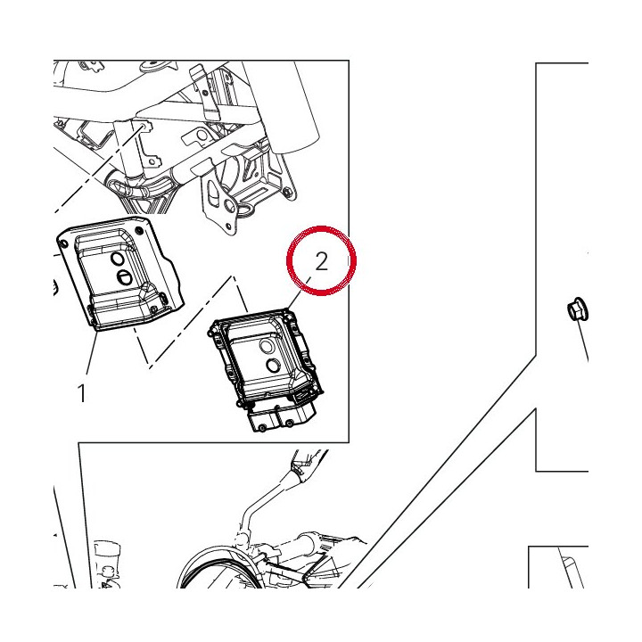 Centrale contrγle moteur — réf. 28643881A | Ducati Store