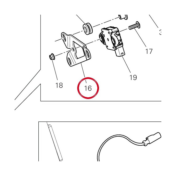 Support piattaforma — réf. 8301M661AA | Ducati Store