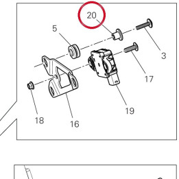 Entretoise 71616531AA — réf. 71616531AA | Ducati Store