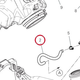 Tuyau 59013651A — réf. 59013651A | Ducati Store
